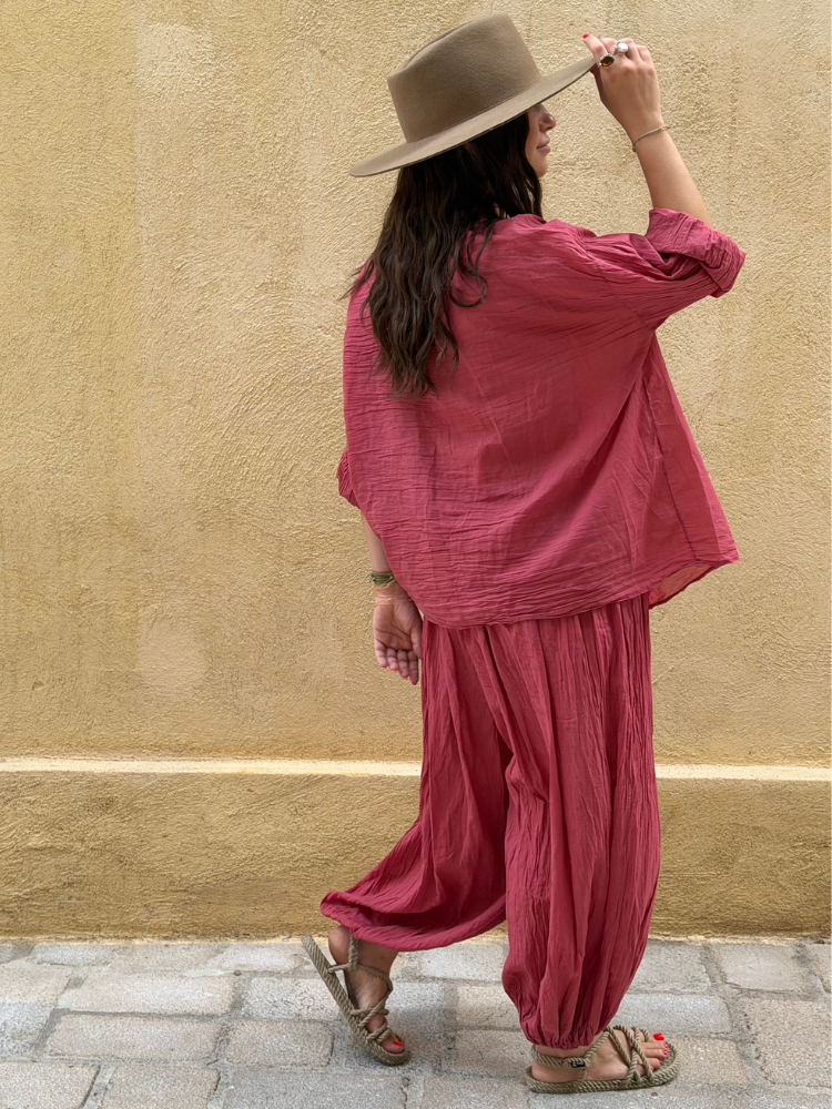 Pantalon BILL framboise