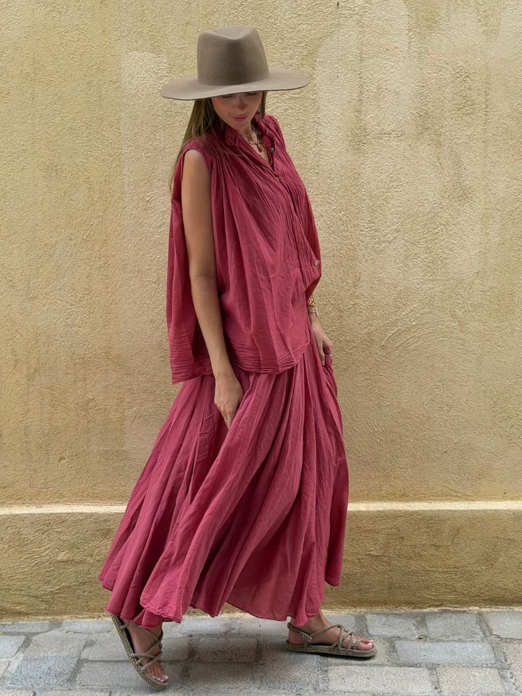 Chemise TESS framboise