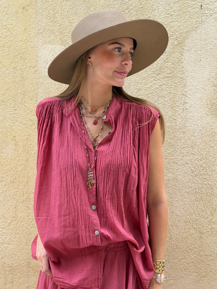 Chemise TESS framboise