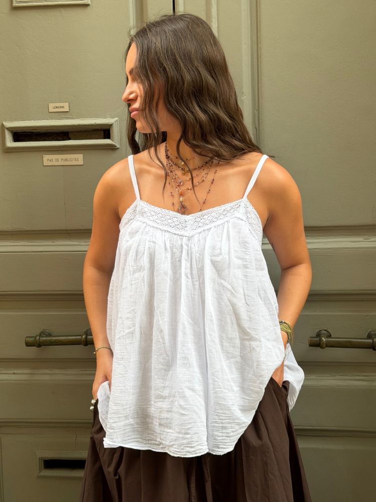 Top MYA blanc