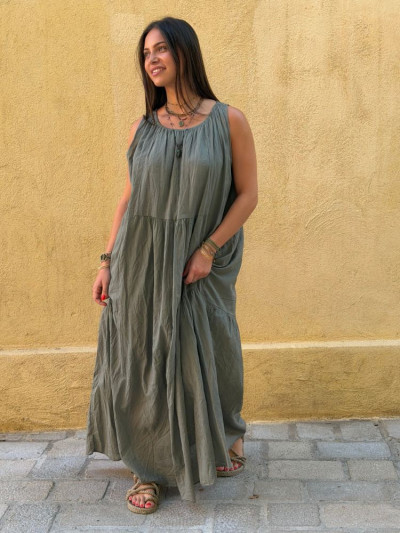Robe ALBA kaki 2