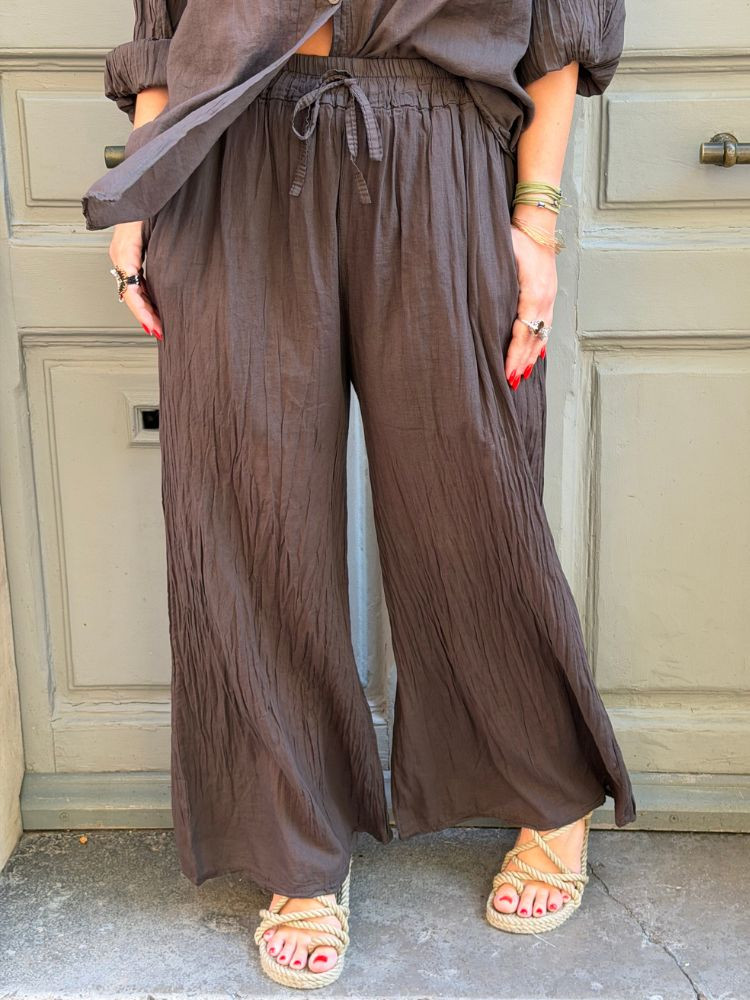 Pantalon BLIZ choco