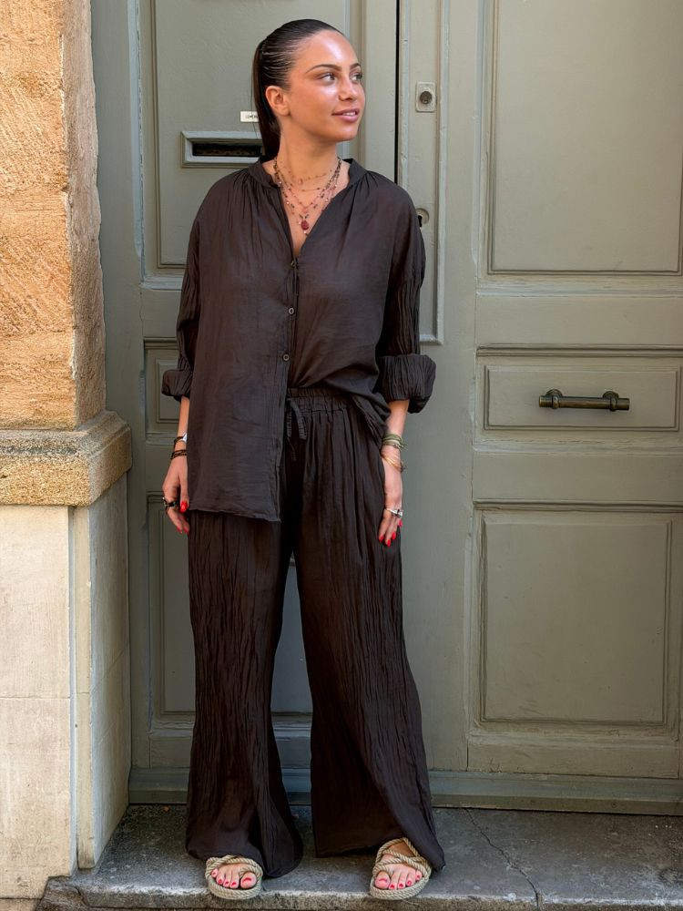 Chemise EDEN choco