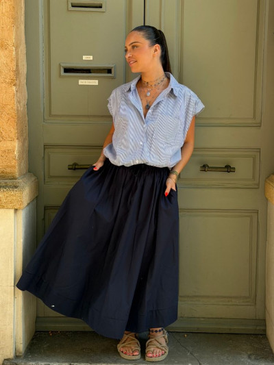 Chemise CARMEN marine 2