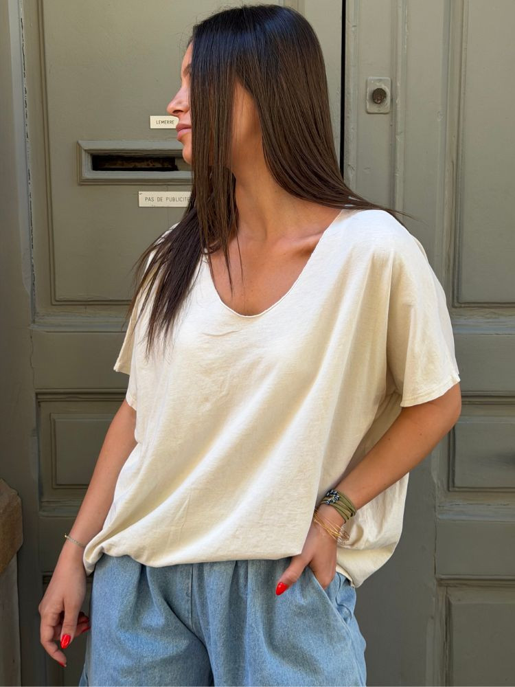 T-shirt TILLY écru
