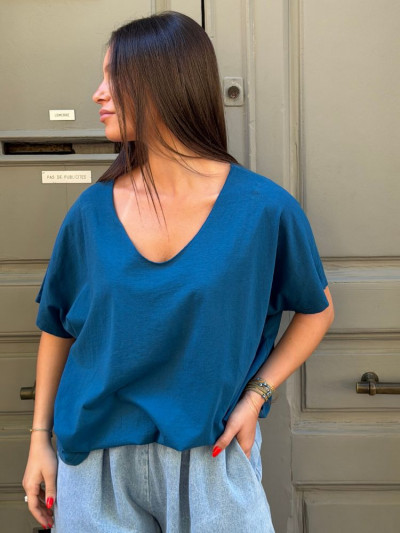 T-shirt TILLY bleu canard