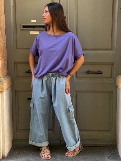 T-shirt PAUL violet 2