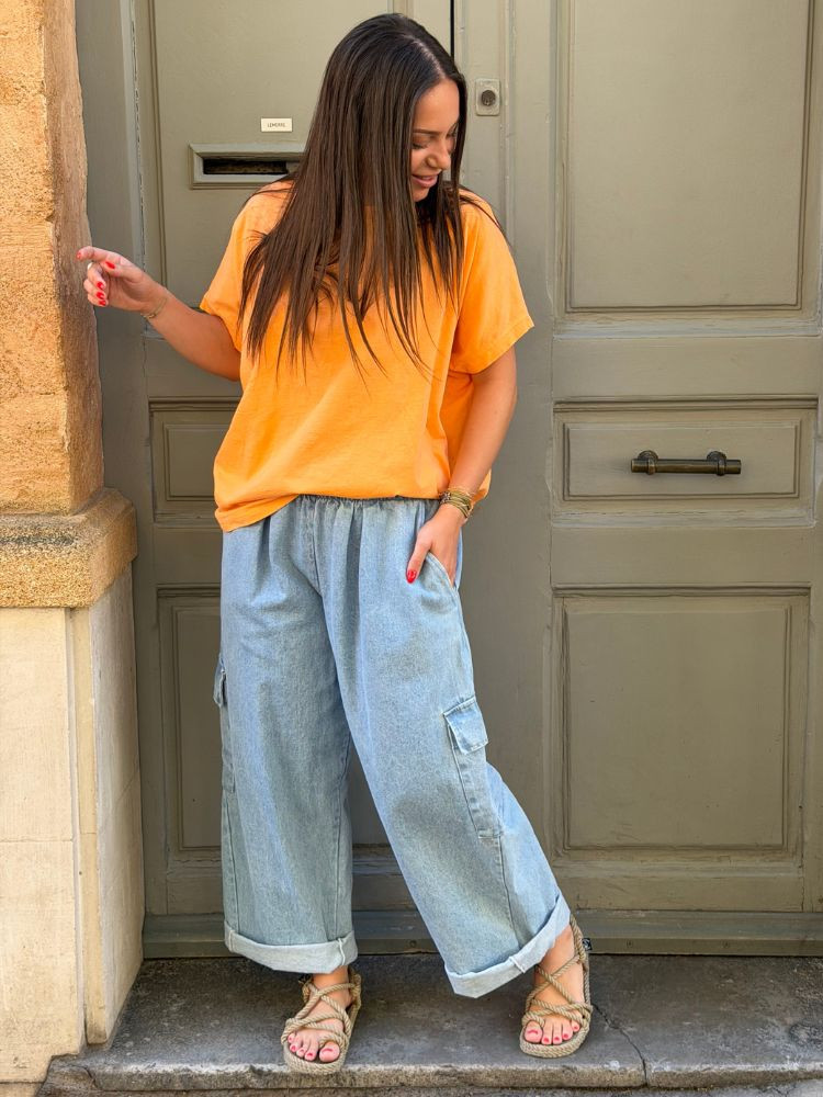 T-shirt NINE orange