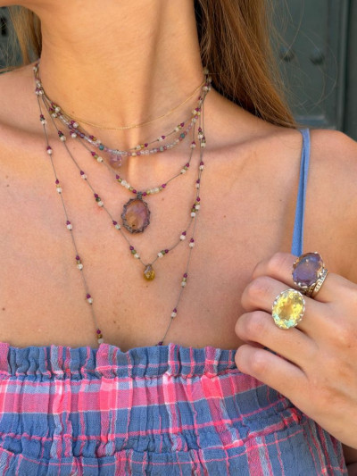 Petit TALISMAN CAPRI amétrine