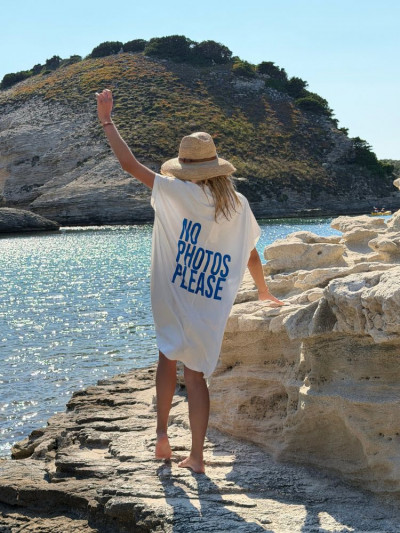 Robe t-shirt LORETO blanc