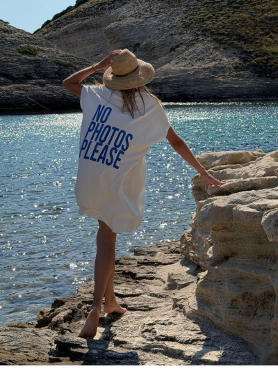 Robe t-shirt LORETO blanc