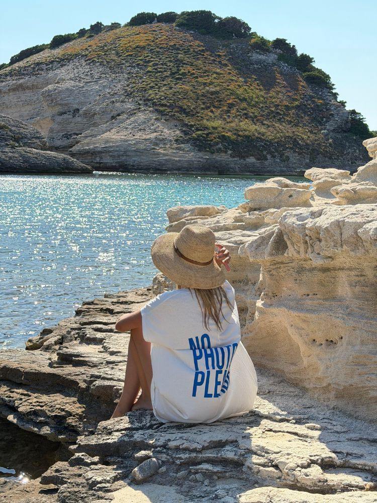 Robe t-shirt LORETO blanc