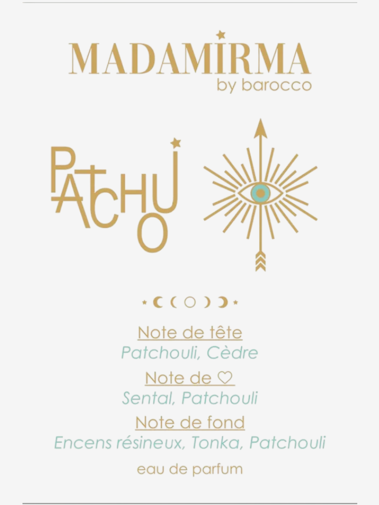 Eau de parfum PATCHOU 30ml