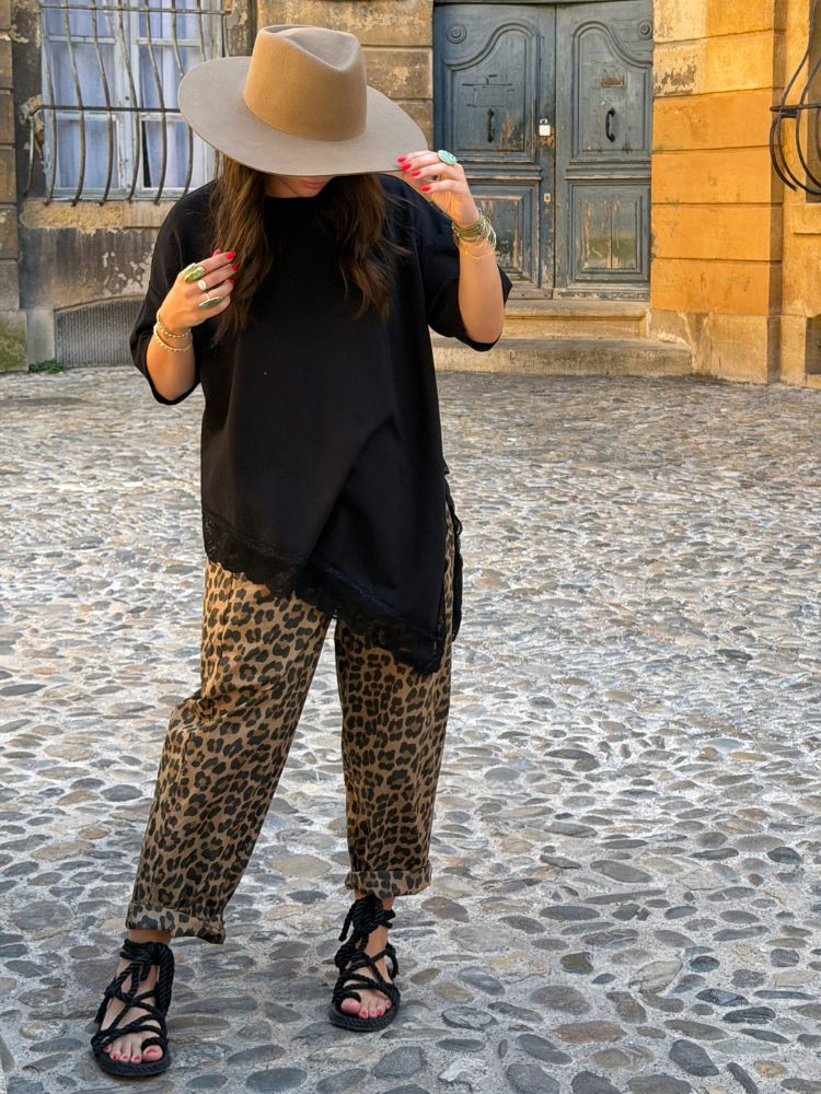 Pantalon ALBAN léopard
