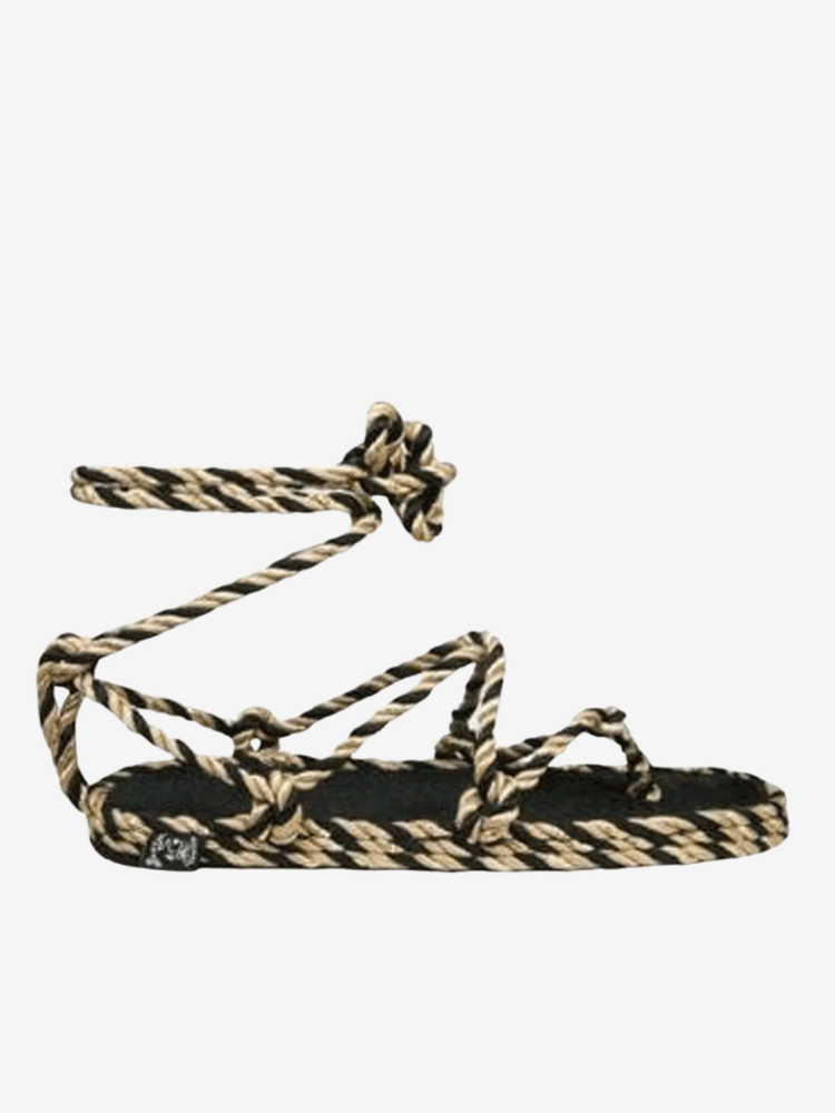 Sandales ROMANO beige noir &...