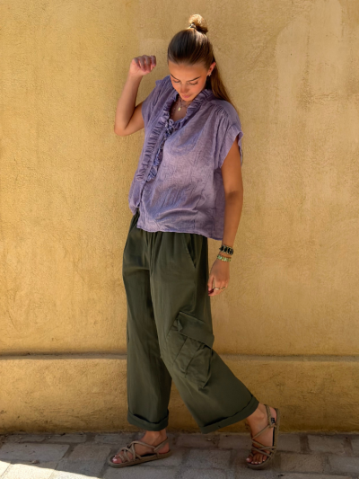 Chemise SONIA lilas