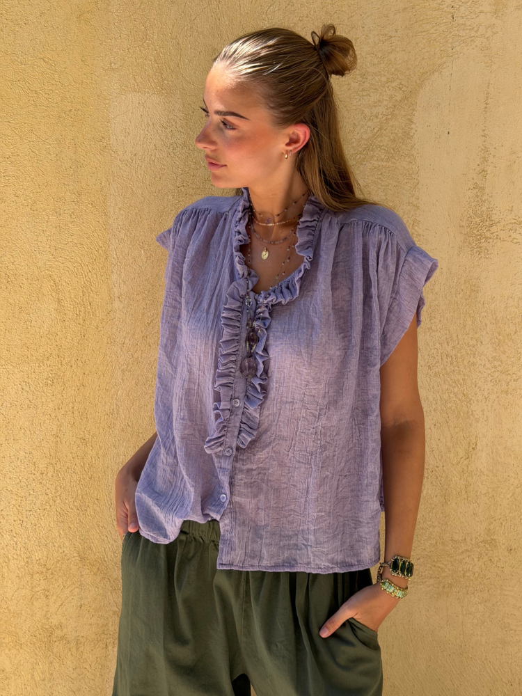 Chemise SONIA lilas