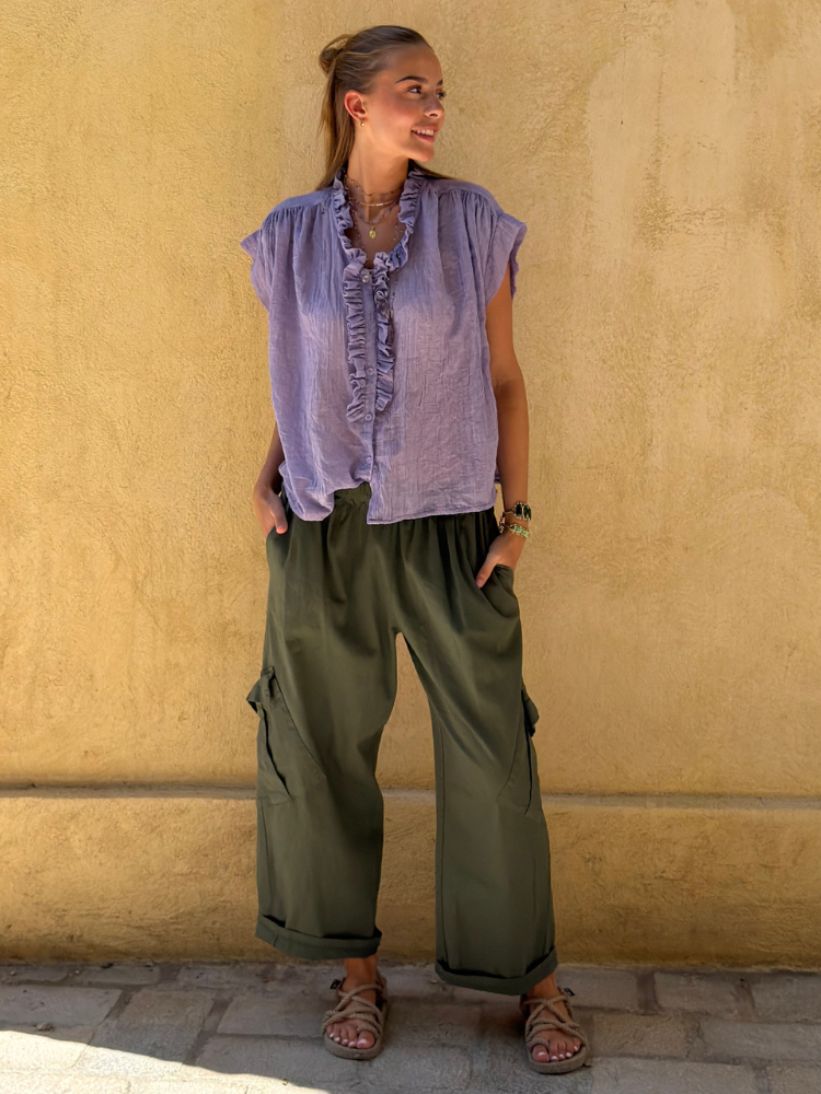 Chemise SONIA lilas