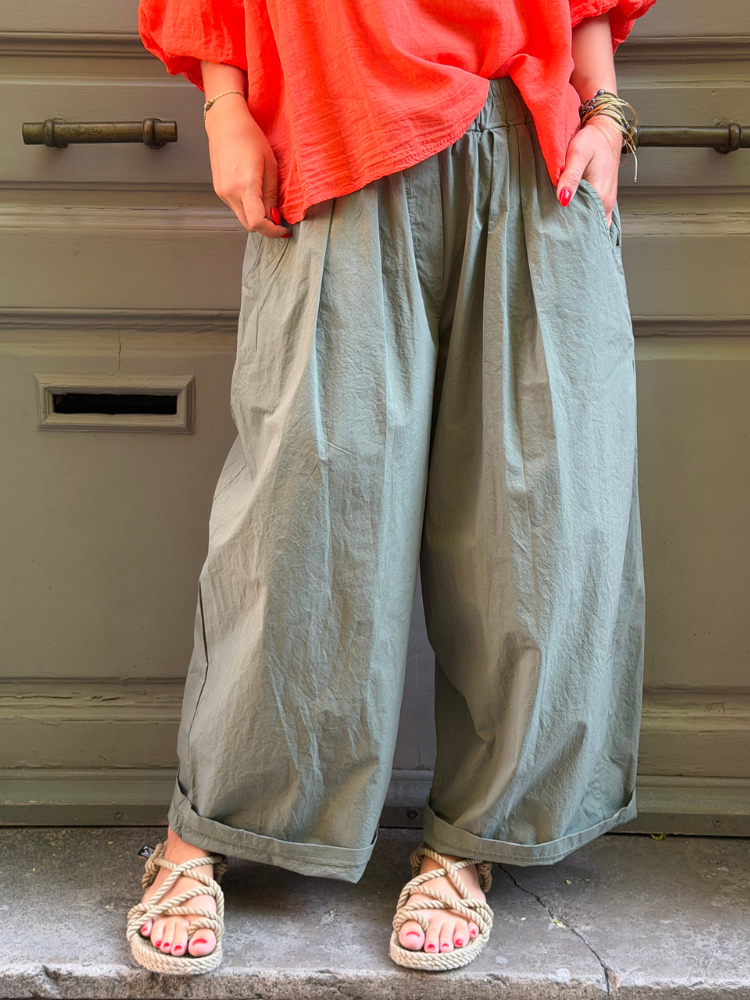 Pantalon NILA kaki