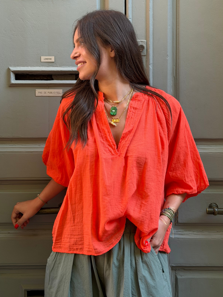 Blouse COCO orange