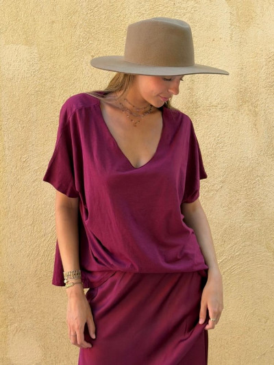 T-shirt TILLY bordeaux