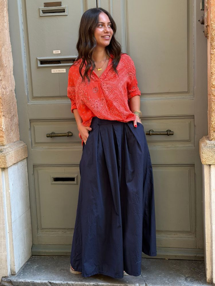 Chemise BANDANA orange