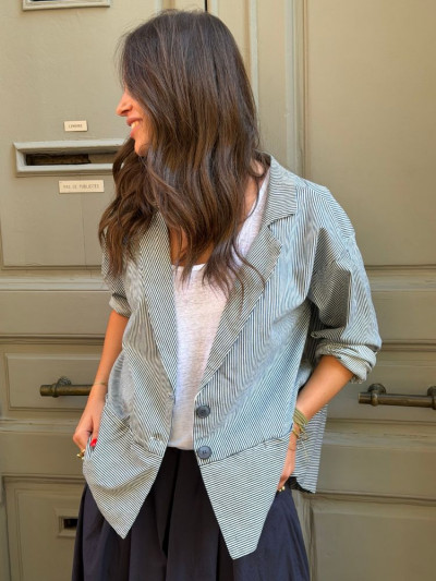 Blazer HADLEY rayé