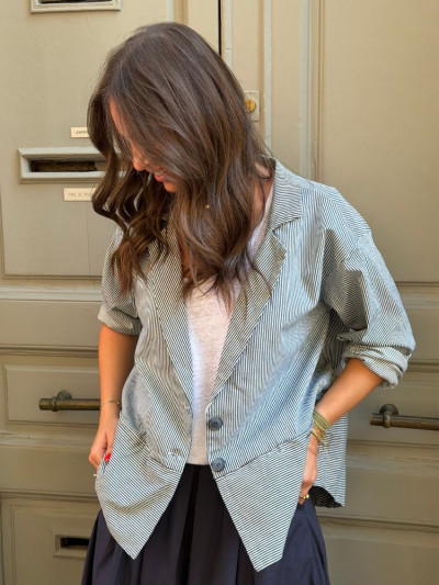 Blazer HADLEY rayé