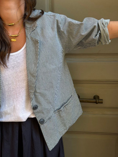 Blazer HADLEY rayé