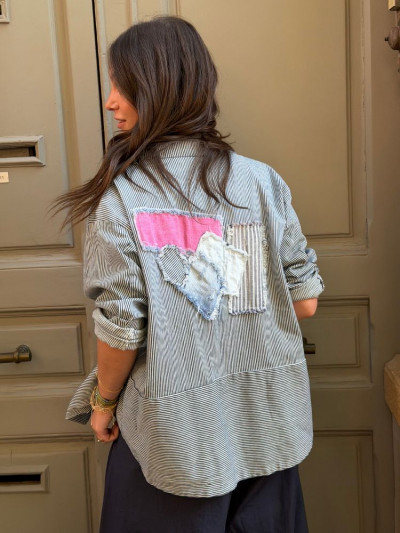 Blazer HADLEY rayé