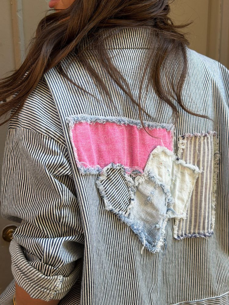 Blazer HADLEY rayé