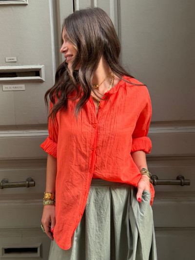Chemise EDEN corail