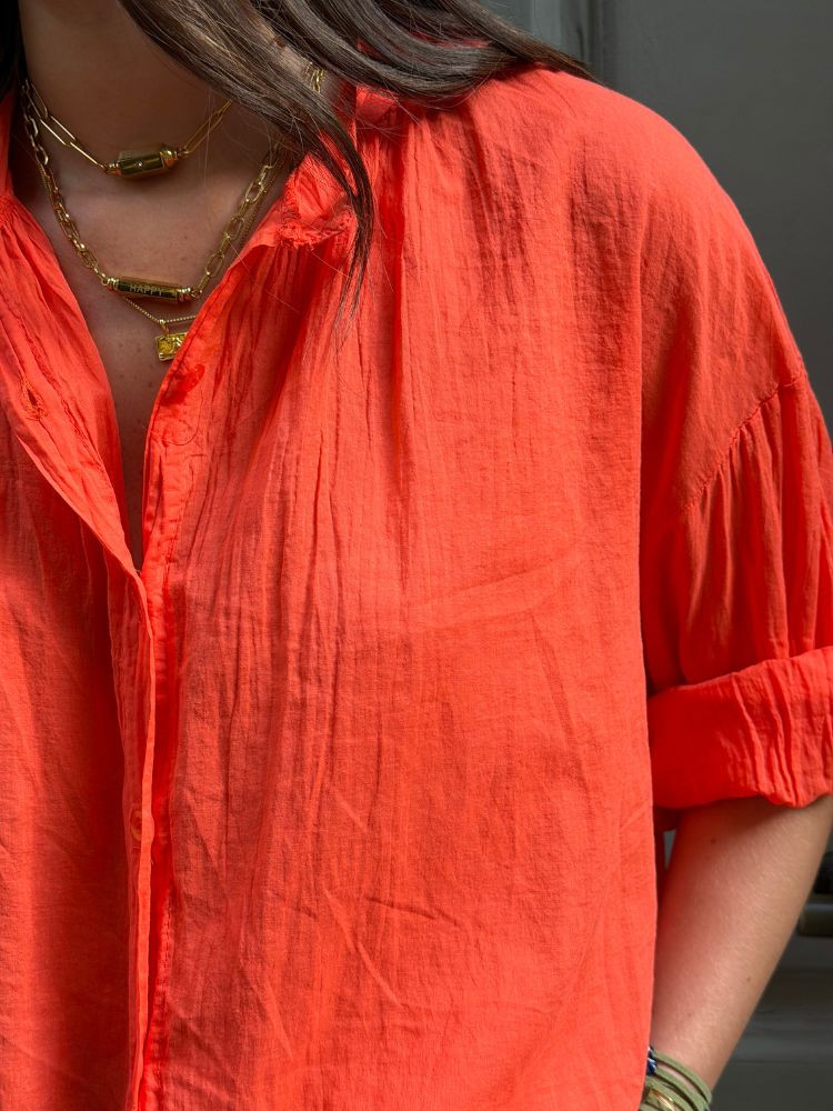Chemise EDEN corail
