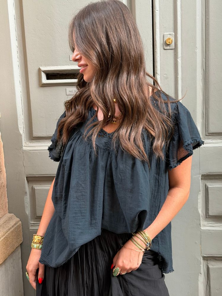 Blouse AURORE noir