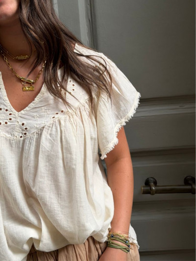 Blouse AURORE écru