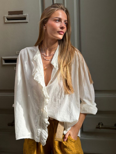 Chemise FLORA blanc
