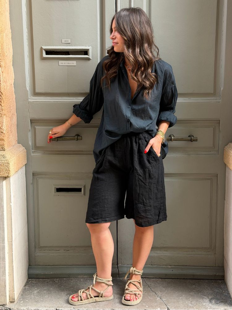 Chemise EDEN noir