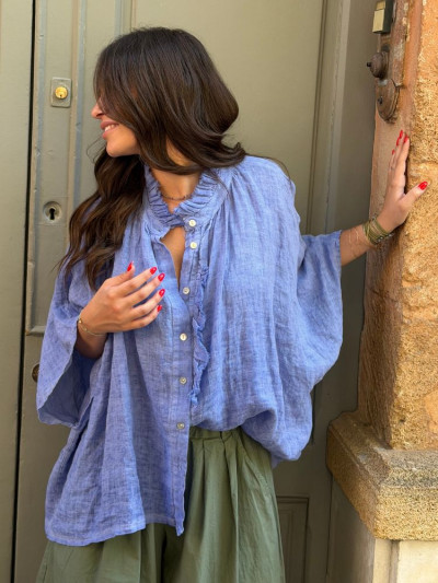 Chemise TIBURTINO bleu