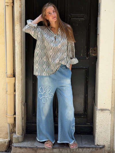 Blouse MIRABOLANO menthol 2