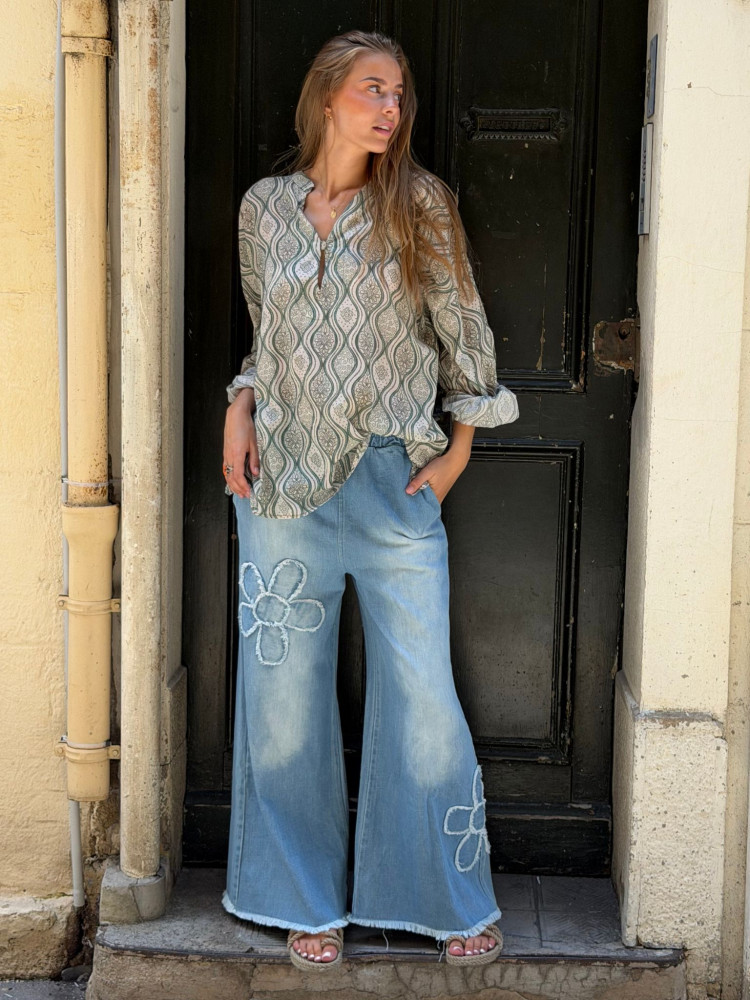 Blouse MIRABOLANO menthol