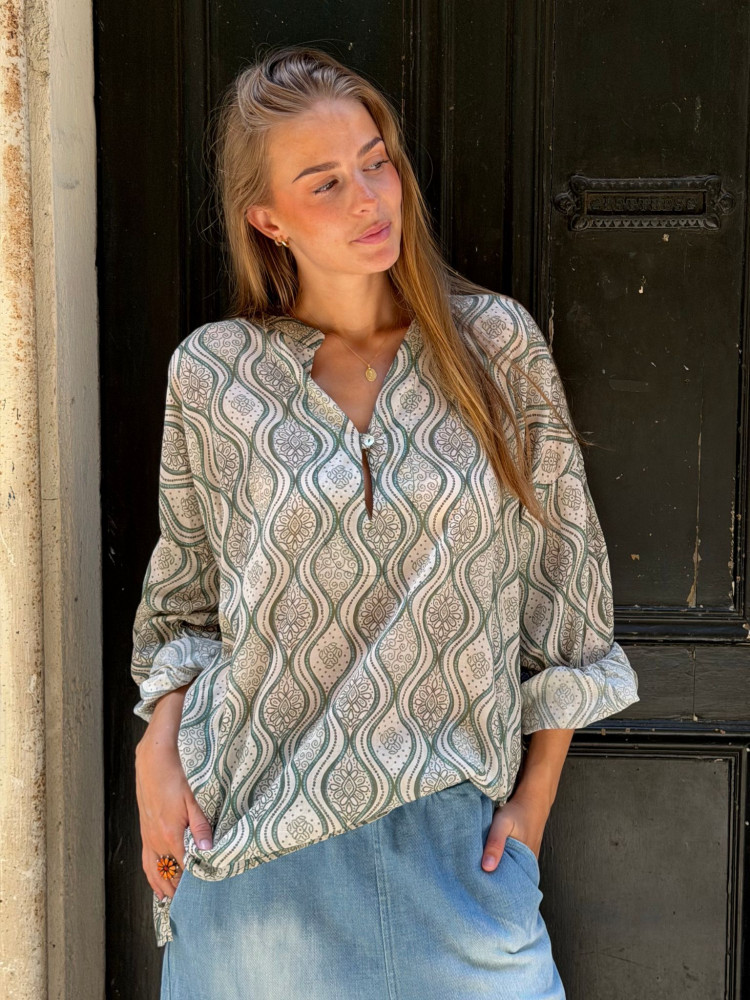 Blouse MIRABOLANO menthol