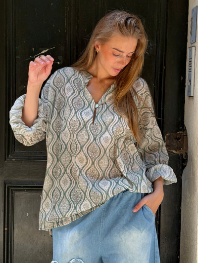 Blouse MIRABOLANO menthol