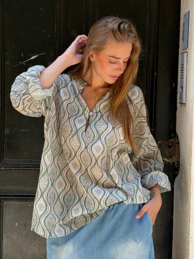 Blouse MIRABOLANO menthol