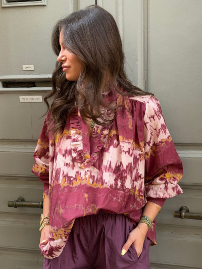 Blouse MONA bordeaux