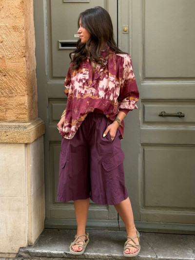 Blouse MONA bordeaux