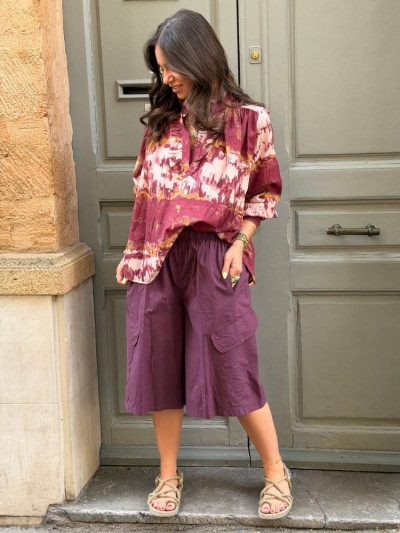 Blouse MONA bordeaux