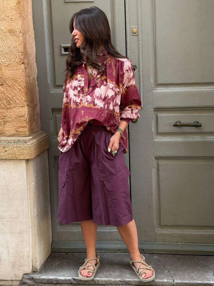 Blouse MONA bordeaux