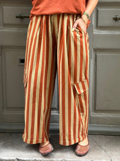 Pantalon MALIBU brique