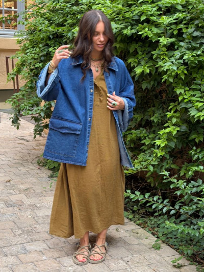 Robe ANNA tabac