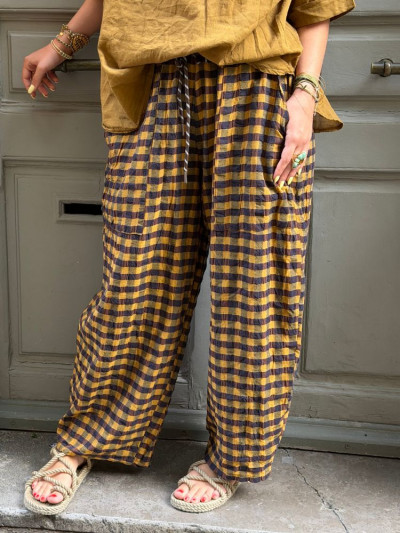 Pantalon DONNA safran